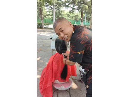 剪長頭發視頻（36）